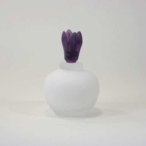 Loranto glas mini urn tulp ’Wit'