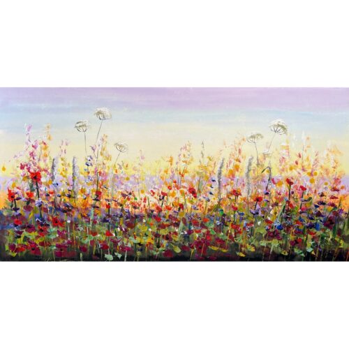 Jochem de Graaf schilderij ‘Flowerfield’
