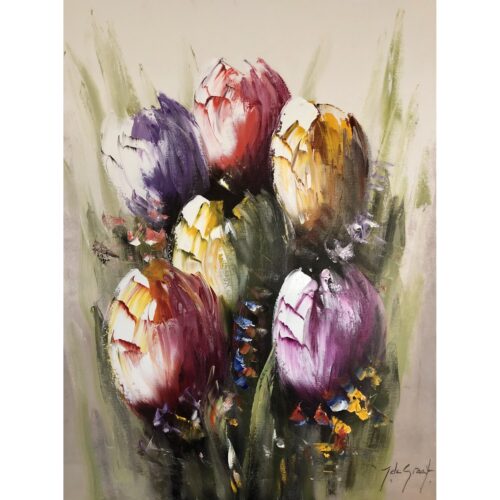 Jochem de Graaf schilderij ‘Tulips III’